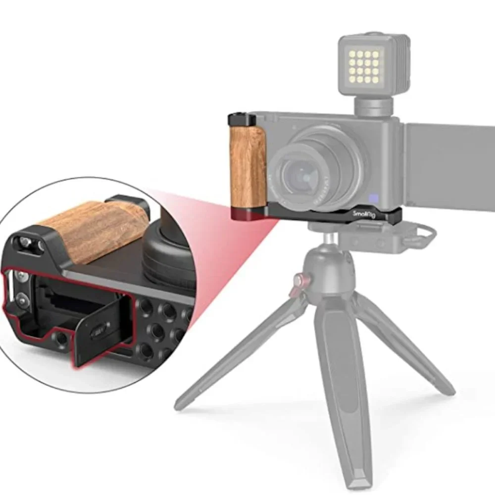 NEW | Bracket Wooden Grip Sony ZV1